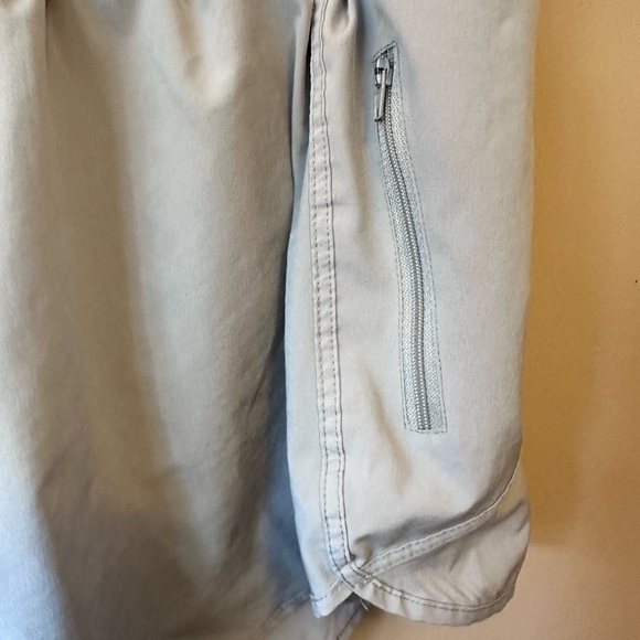 Gray running shorts SZ XXL Zip Pocket 3” inseam - Picture 2 of 4